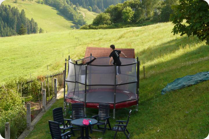 Trampolin rund